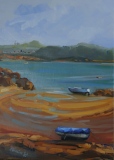 Le taud bleu - Paysages huile