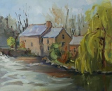 Moulin des Salles - Paysages huile