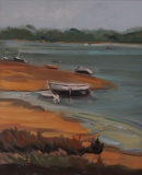 Sable à Trégastel - Paysages huile