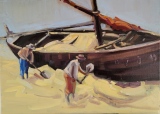 Pour l'exposition octobre 2022 aux Ursulines :  Histoire du port de lannion - Marines